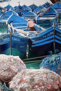 Nets and Blue Boats